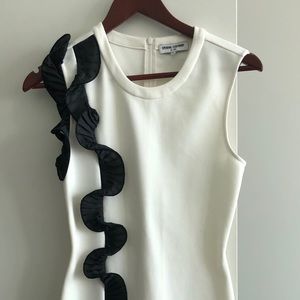NWOT Opening Ceremony White Ruffle Dress (S)